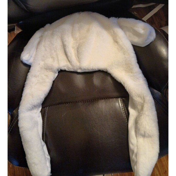 Sanrio white plush cinammoroll hat scarf animated ears fur - Picture 8 of 9